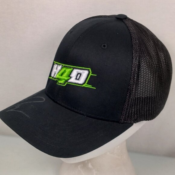 Hailie Deegan Cap Hat HD4 Black Autographed Signed Racing NASCAR Flex Fit Mesh - Picture 6 of 16